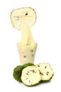 Soursop Isolated On White Background Royalty Free Stock Photo
