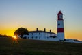 Souter Lighthouse Sunset Royalty Free Stock Photo