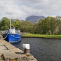 Souters Lass at Corpach and Ben Nevis Royalty Free Stock Photo