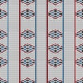 South Africa bead motif. Abstract seamless pattern Royalty Free Stock Photo