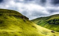 South Africa Drakensberg Giants Castle green mountains scenic view Royalty Free Stock Photo