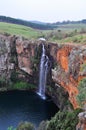 South Africa, East, Mpumalanga province, waterfall, pond Royalty Free Stock Photo