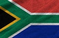 South Africa flag wave isolated on png or transparent background,Symbols of South Africa , template for banner,card,advertising