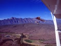 South Africa: Flying over the Swartberg Mountains in the little Karoo near Klaarstroom