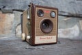 South Africa - Nov 26th, 2015. Close up of a vintage Kodak Brownie Flash II camera