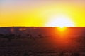 South Africa sunset Royalty Free Stock Photo