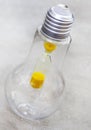 south Africa Time bulb, energy crisis getting worst daily Royalty Free Stock Photo