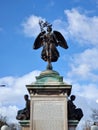 South Africa War Memorial also known as Boer War Memorial in Cardiff Wales