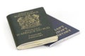 South African and Belarussian Passport Royalty Free Stock Photo