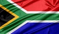 South African flag texture background Royalty Free Stock Photo