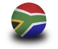 South African Football Royalty Free Stock Photo