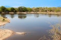 South african landscape and river in UAR