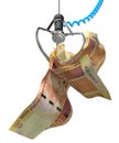 South African Rands In A Robotic Claw