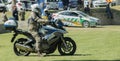 South African Traffic Policeman Motorbikes Royalty Free Stock Photo