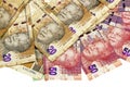 South African twenty and fifty Rand Bank Notes