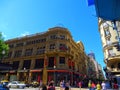 Argentina, Buenos Aires, facade of building