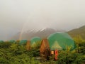 South America Chile EcoCamp Chilean Patagonia Tour Torres del Paine W Trek Dome Luxury Camp Camping Wooden Hut Outdoor Scenery