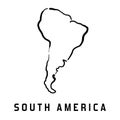 South America map