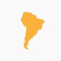 South america map vektor Royalty Free Stock Photo