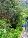 Peru, Cusco, Aguas Calientes, Machu Picchu, blue train