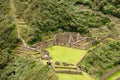 South America - Peru, Inca ruins of Choquequirao Royalty Free Stock Photo