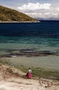 South America, Titicaca lake landscape Royalty Free Stock Photo