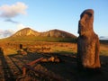 Moai at sunrise