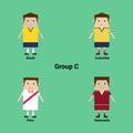 South American Championship. Group C - Brazil, Colombia, Peru, V