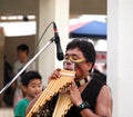 South American Indian Street Musician