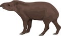 South American tapir or Lowland Tapir vector