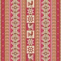 South american traditional textile geometric pattern