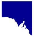 South Australia State Silhouette