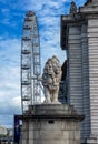 South Bank Lion - London, UK Royalty Free Stock Photo