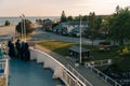 South Baymouth, On, Canada-July 2022 Chi-Cheemaun ferry arriving in South Baymouth from Tobermory