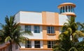 South Beach art deco building in Miami, Florida Royalty Free Stock Photo