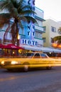 south beach miami art deco hotels Royalty Free Stock Photo