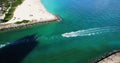 South Beach, Miami Beach. Florida. Haulover Park. Aerial video