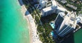South Beach, Miami Beach. Florida. Haulover Park. Aerial video