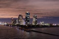 South Beach, Miami Beach. Florida. Miami at the night. Royalty Free Stock Photo