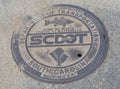 SCDOT Man Hole Cover on Highway