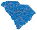 South Carolina state political map