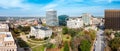 South Carolina Statehouse and Columbia skyline on a sunny morning. Royalty Free Stock Photo