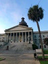 The South Carolina Statehouse from Gervais Street Side