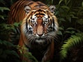 Ai Generated illustration Wildlife Concept of South China Tiger