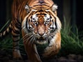 Ai Generated illustration Wildlife Concept of South China Tiger