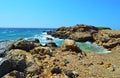 South coast of Crete, Paleochora, Greece Royalty Free Stock Photo