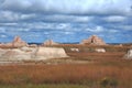 South Dakota Badlands rock outcrops