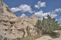 South Dakota landscape boasts a maze of  buttes , canyons, pinnac Royalty Free Stock Photo