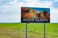 South Dakota Welcome Sign