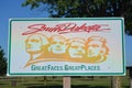 South Dakota Welcome Sign Royalty Free Stock Photo